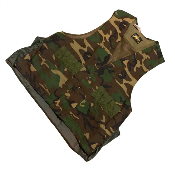Vintage 60’s 70’s Kmart Camo Hunting Shooting Vest - Picture 1 of 4